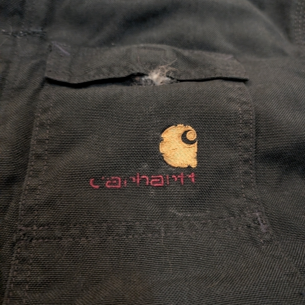 VTG Carhartt Quilt Lined Jacket Mens XL-2XL ? Faded Flaws - Picture 4 of 10